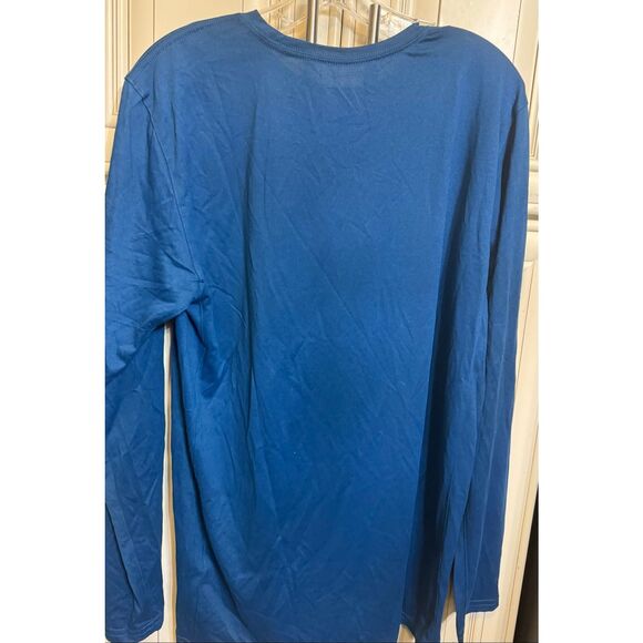 Nike Men's Dri-fit NBA Minnesota Timberwolves Long Sleeve Tee Blue Large NWT - Picture 4 of 10